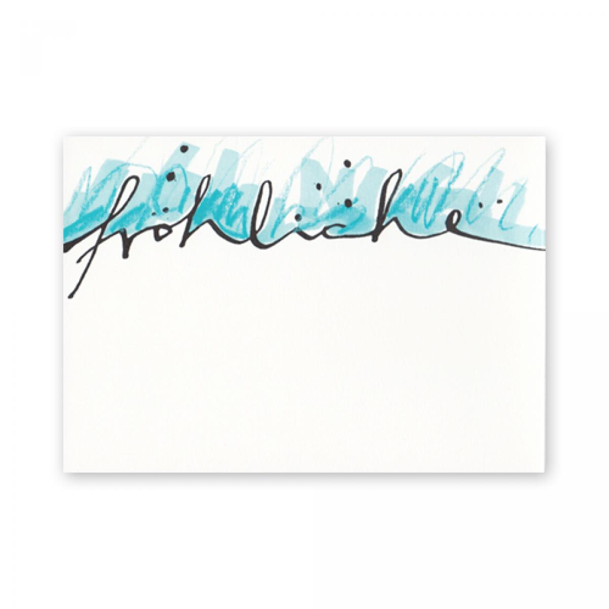 Weihnachtsleporello: fröhliche weihnachten wünscht