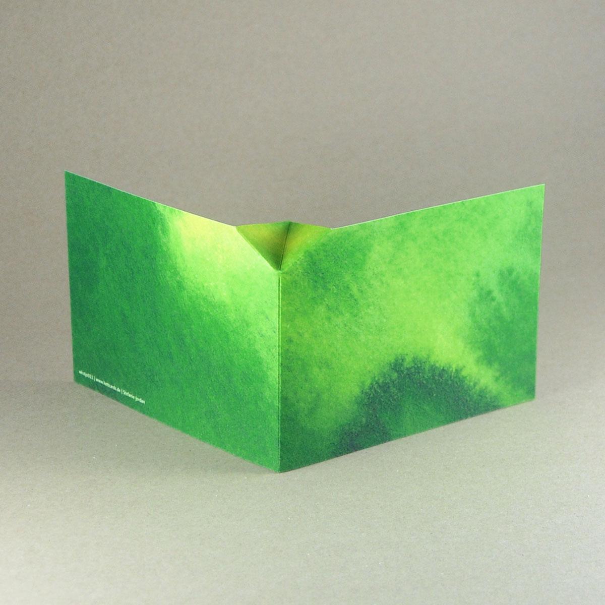 Recycling-Weihnachtskarte: PopUp-Weihnachtsbäumchen