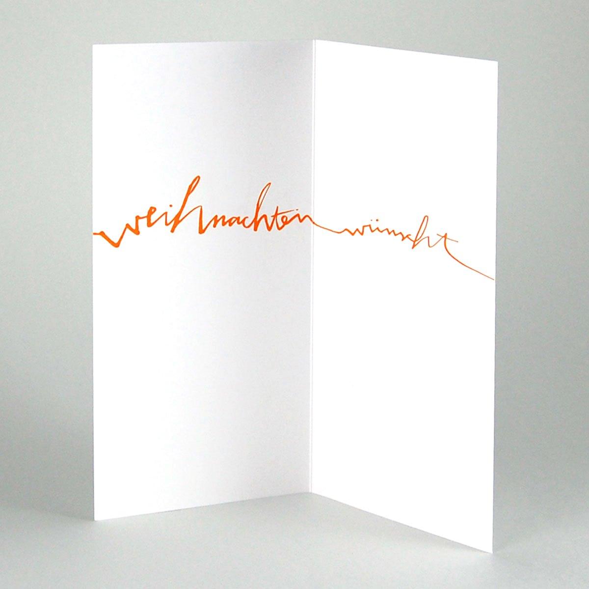 Weihnachtskarte: fröhliche weihnachten wünscht