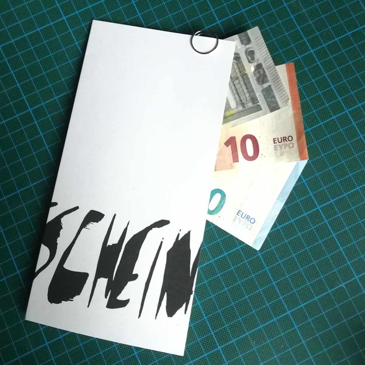 20er Set Recycling-Karten für Gutscheine und Geldgeschenke (mit Umschlägen)