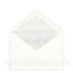 50 naturweiße, gefütterte Umschläge DIN C5