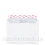 500 weiße haftklebende Recycling-Umschläge, DIN C6