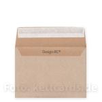 400 sandgraue, haftklebende Recycling-Umschläge, DIN C6