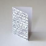 witzige Recycling-Einladungskarte: einladung