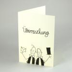 witzige Hochzeitskarte für Männer: Überraschung