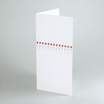 Grußkarte: rote Rosen