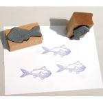 susilous Motiv-Stempel: Fieser Fisch