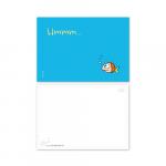 Postkarte: stumm wie ein Fisch