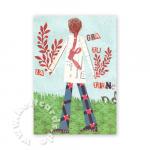 Postkarte: Gratulationen