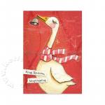 Bastelpostkarte mit Weihnachtsgans: Kling, Glöckchen