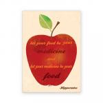 Postkarte: let your food be your medicine