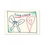 Postkarte: Schleife ist Schleife