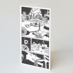 melancholische Weihnachtskarte: nach dem Weihnachtsessen