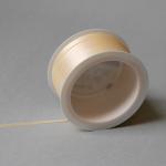 cremeweißes Satinband, 3 mm