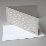 20er Set Recycling-Karten mit Umschlägen: Alles Alles Alles... Liebe.